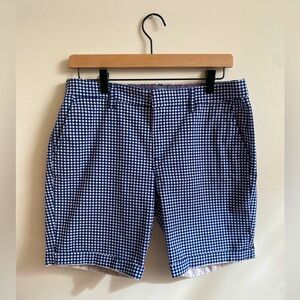 Tommy Hilfiger Blue Checkered Shorts - Size 6